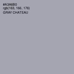 #A3A6B0 - Gray Chateau Color Image
